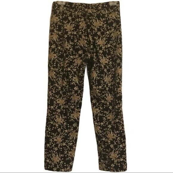 Lauren Ralph Lauren Straight Leg Pockets Floral Print Petite Size 4 - Picture 2 of 7